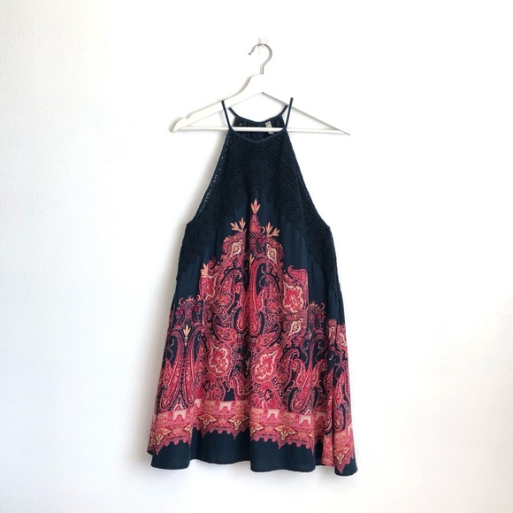 free people shea dress Free People Shea Printed Mini Dress